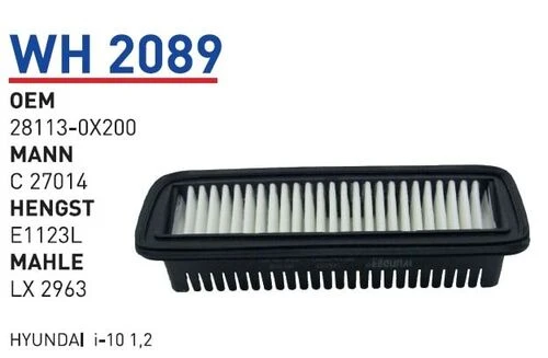 Wunder WH2089 HAVA FİLTRESİ - HYUNDAI İ-10 1,2 ürün görseli 1