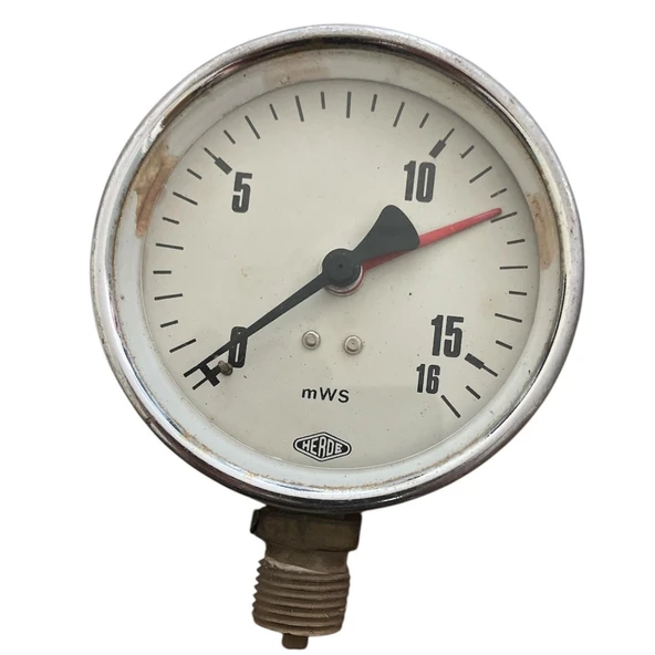 Hidrometre 0-16 Mws Q 100 mm 1/2” Alttan Bağlantılı Kuru