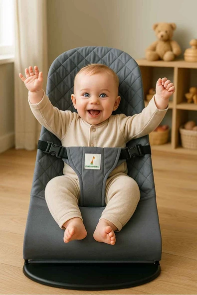 Softino Ana Kucağı Katlanabilir Ve Kolay Taşınabilir 0-2 Yaş 3 Pozisyonlu Sallanabilir Tasarım