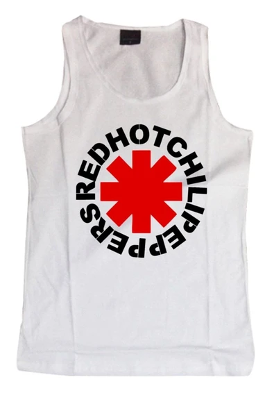 fame-stoned Red Hot Chili Peppers Baskılı Sıfır Kol T-shirt ürün görseli