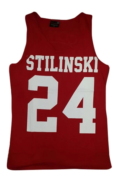 fame-stoned  Teen Wolf - Stilinski 24 Baskılı Sıfır Kol T-shirt