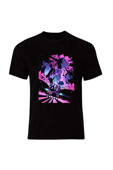 fame-stoned  Blackpink ( K-pop , Black Pink ) Özel Tasarım Unisex %100 Pamuk Siyah T-shirt ürün görseli