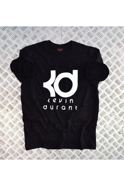 fame-stoned  Kevin Durant Baskılı Unisex %100 Pamuk Siyah T-shirt ürün görseli