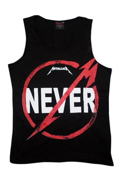 fame-stoned  Metallica Baskılı Sıfır Kol Baskılı T-shirt ürün görseli 1