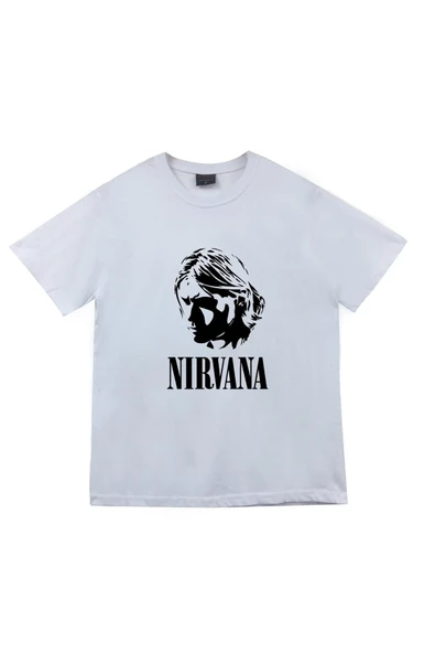 fame-stoned  Nirvana Baskılı Unisex %100 Pamuk T-shirt ürün görseli