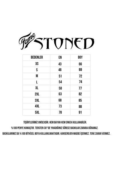 fame-stoned  Jujutsu Kaisen Hayranlarına Özel Baskılı  Unisex Anime T-Shirt - Tarzınızı Yansıtın! - 2