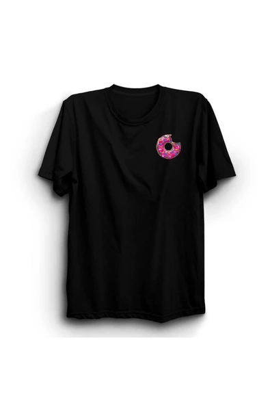 fame-stoned  Donut Baskılı Unisex T-Shirt ürün görseli
