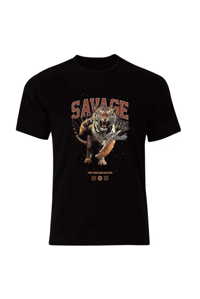 fame-stoned  Aslan Baskılı Tişört ( Fame Stoned Gang Collection New Season Tshirt ) ürün görseli