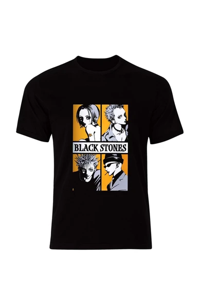 fame-stoned  Black Stones - Nana Anime Baskılı Tshirt