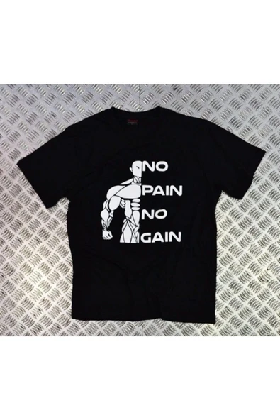 fame-stoned  No Paın No Gaın Baskılı T-shirt ürün görseli