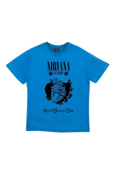 fame-stoned Nirvana Baskılı Unisex %100 Pamuk T-shirt ürün görseli