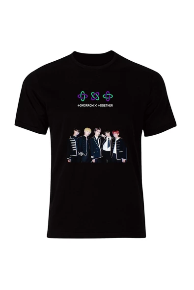 fame-stoned  Txt Kpop Müzik Grubu Baskılı Unisex %100 Pamuk T-shirt (YEONJUN,SOOBİN,BEOMGYU,TAEHYUN,HUENİNG KAİ) ürün görseli