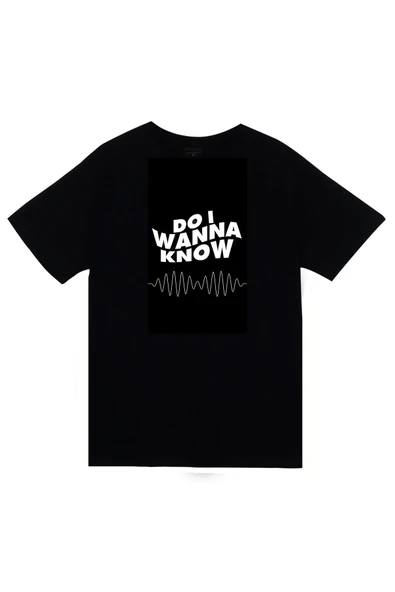 fame-stoned  Arctic Monkeys Müzik Grubu Baskılı Unisex %100 Pamuk Siyah T-shirt