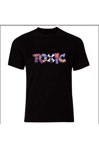 fame-stoned  Toxic Baskılı Özel Tasarım Unısex Tshirt ürün görseli