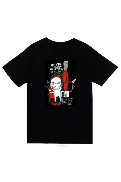 fame-stoned Radiohead Baskılı Unisex Beyaz %100 Pamuk T-shirt ürün görseli