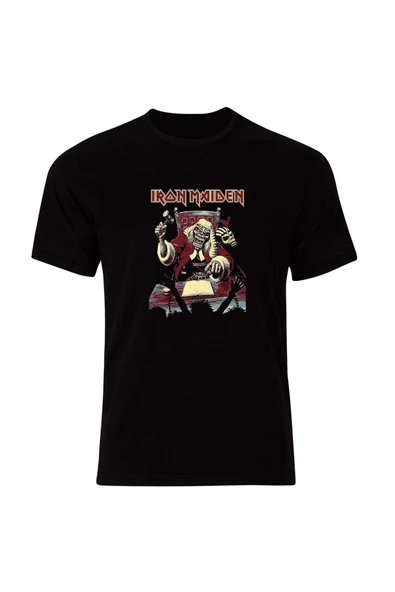 fame-stoned  Iron Maiden Baskılı Özel Tasarım Unısex Tshirt