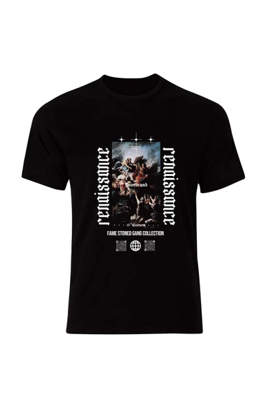 fame-stoned Tablo Baskılı Tişört ( Fame Stoned Gang Collection New Season Tshirt )