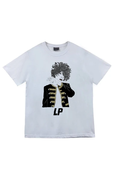 fame-stoned  Lp Müzik Grubu Baskılı Unisex %100 Pamuk Beyaz T-shirt ürün görseli