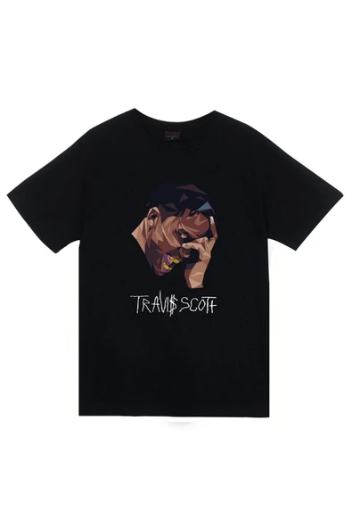 fame-stoned  Scott Baskılı T-shirt