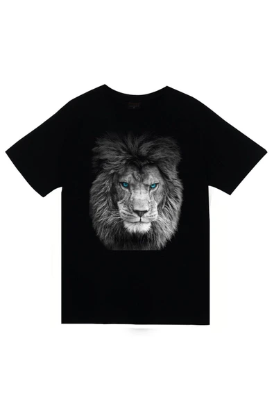 fame-stoned  Unisex Siyah Baskılı T-Shirt