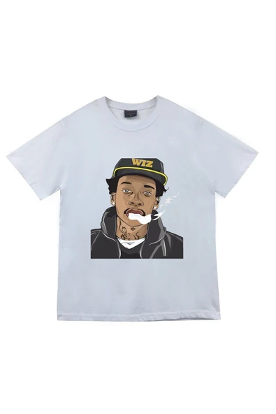 fame-stoned  Beyaz Baskılı T-shirt ürün görseli