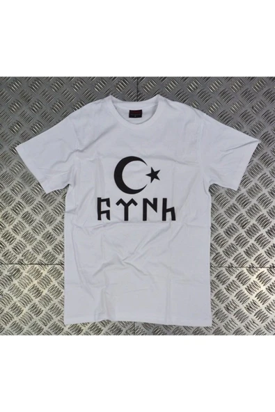 fame-stoned  Unisex Beyaz Türk Baskılı T-shirt ürün görseli