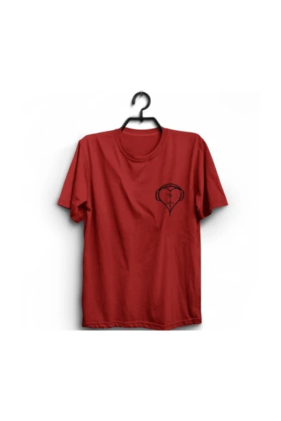 fame-stoned  Mavi Kulaklık Kalp Ritim Müzik Baskılı T-shirt - 1