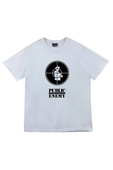 fame-stoned  Public Enemy Baskılı T-shirt ürün görseli
