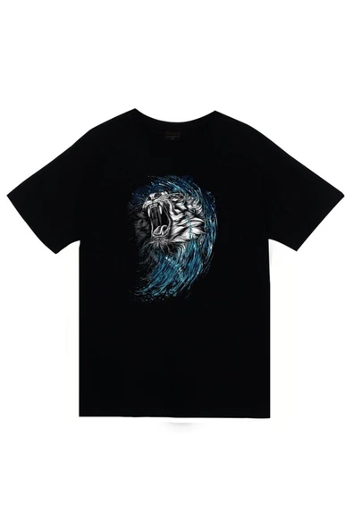 fame-stoned  Aslan Baskılı T-shirt