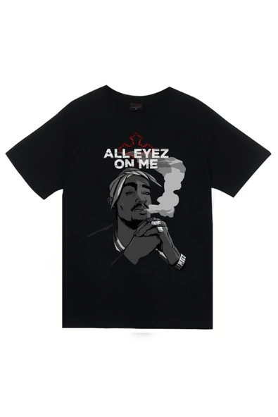 fame-stoned  Tupac Shakur Baskılı T-shirt ürün görseli