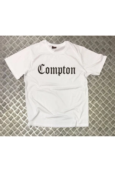 fame-stoned  Compton Baskılı T-shirt ürün görseli 1