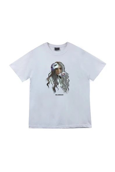 fame-stoned  Billie Eilish Baskılı T-shirt