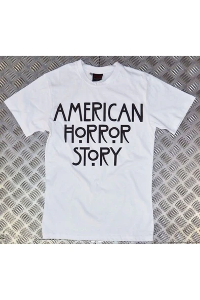 fame-stoned  Unisex Beyaz Amerıcan Horror Story Baskılı T-shirt ürün görseli