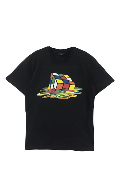 fame-stoned  Unisex Siyah Zeka Küpü Baskılı T-shirt ürün görseli