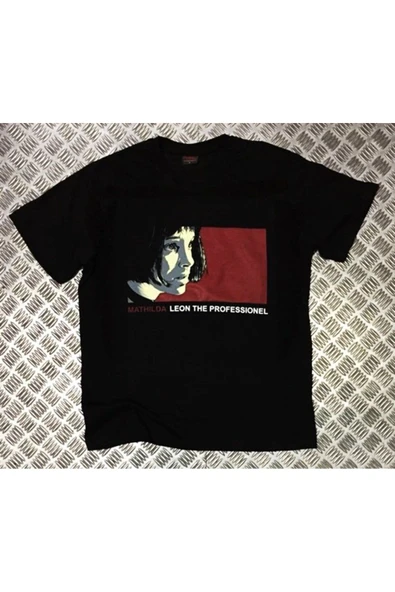 fame-stoned  Unisex Siyah Leon The Professıonal Mathilda Baskılı T-shirt ürün görseli