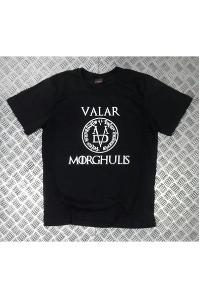fame-stoned  Game Of Thrones Baskılı Unisex %100 Pamuk Siyah T-shirt ürün görseli