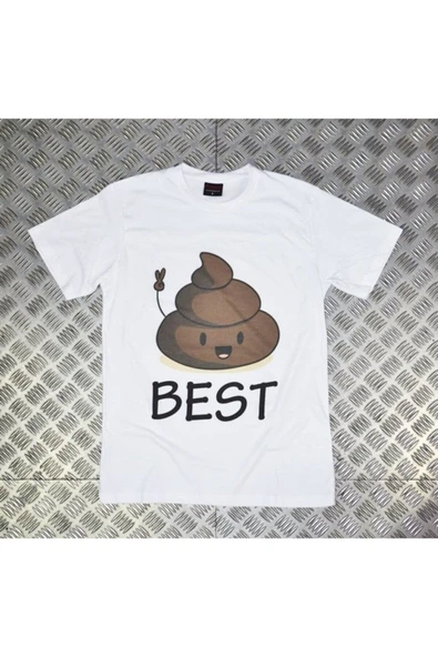 fame-stoned  Unisex Beyaz Best Baskılı T-shirt ürün görseli