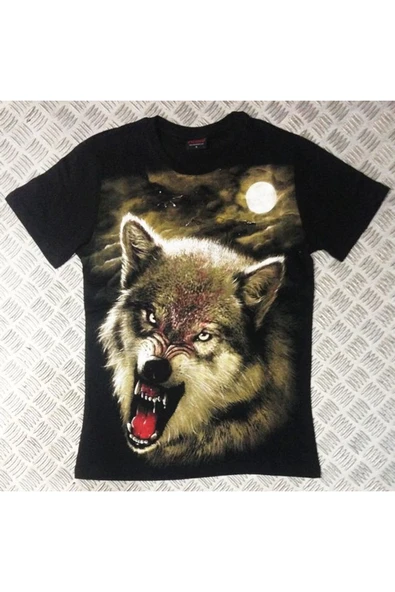 fame-stoned  Kurt Baskılı Unisex %100 Pamuk Siyah T-shirt ürün görseli