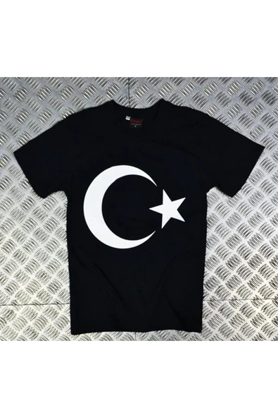 fame-stoned  Erkek Ay Yıldız Baskılı T-shirt ürün görseli
