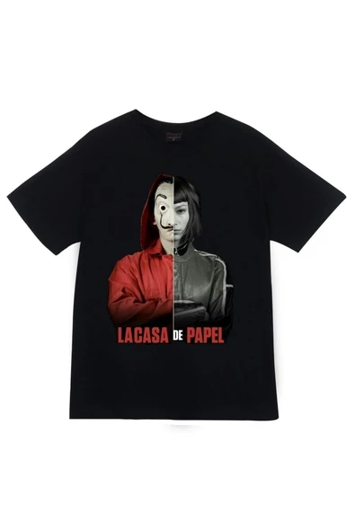 fame-stoned  La Casa De Papel Baskılı -t-shirt ürün görseli