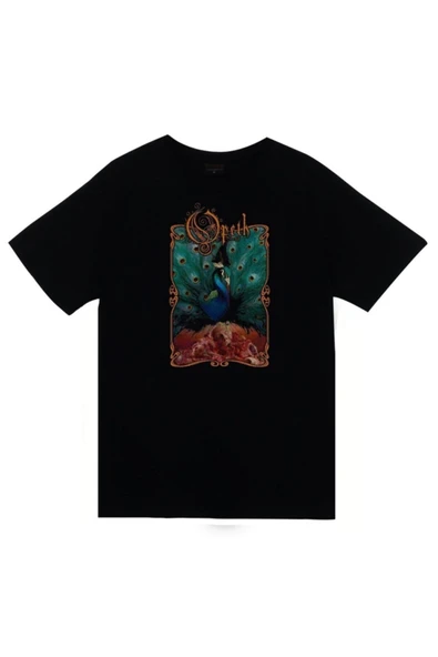 fame-stoned Opeth Müzik Grubu Baskılı Unisex %100 Pamuk Siyah T-shirt ürün görseli