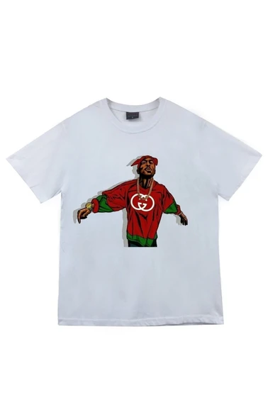 fame-stoned  Tupac Shakur Baskılı T-shirt ürün görseli