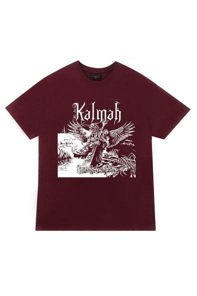 fame-stoned  Kalmah Baskılı T-shirt - 1