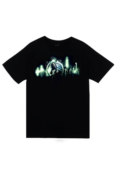 fame-stoned Opeth Müzik Grubu Baskılı Unisex %100 Pamuk Siyah T-shirt ürün görseli 1