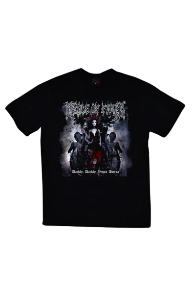 fame-stoned  Unisex Siyah Cradle Of Field Baskılı T-shirt ürün görseli