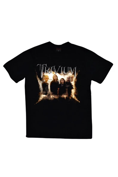 fame-stoned  Trivium Baskılı T-shirt ürün görseli