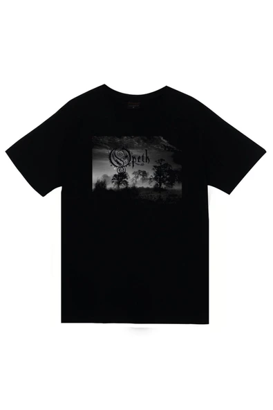 fame-stoned Opeth Müzik Grubu Baskılı Unisex %100 Pamuk Siyah T-shirt ürün görseli
