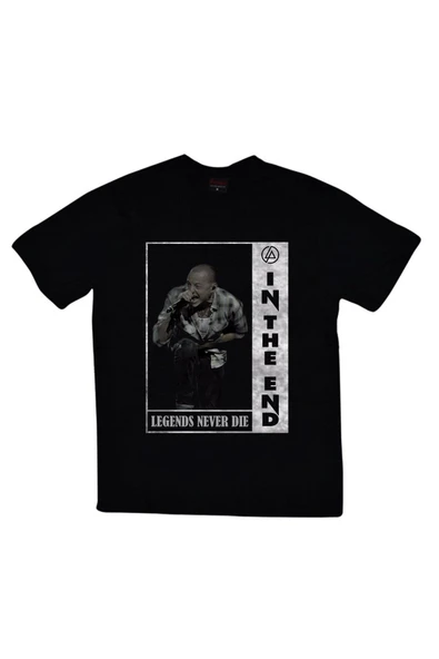 fame-stoned  Linkin Park Baskılı Unisex %100 Pamuk T-shirt ürün görseli