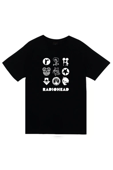 fame-stoned Radiohead Baskılı T-shirt ürün görseli