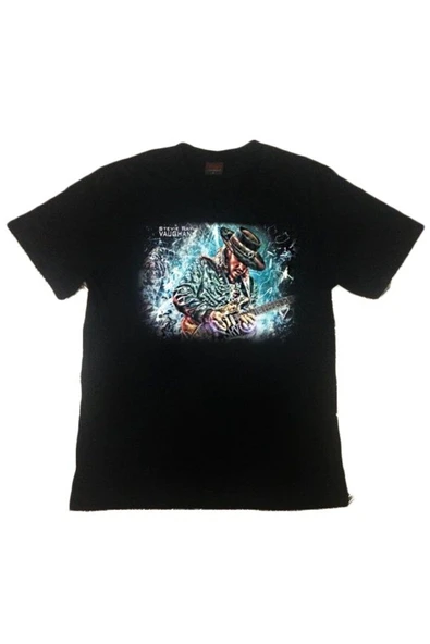 fame-stoned  Stevıe Ray Baskılı T-shirt ürün görseli 1